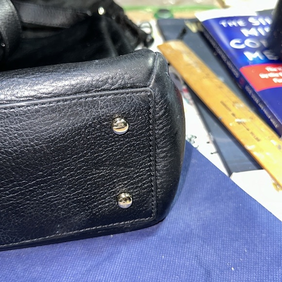 Kate Spade beautiful Black leather shoulder bag. No call outs. Very clean. - Picture 6 of 8